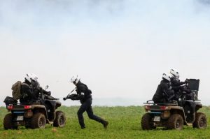 Intervention des quads de la gendarmerie