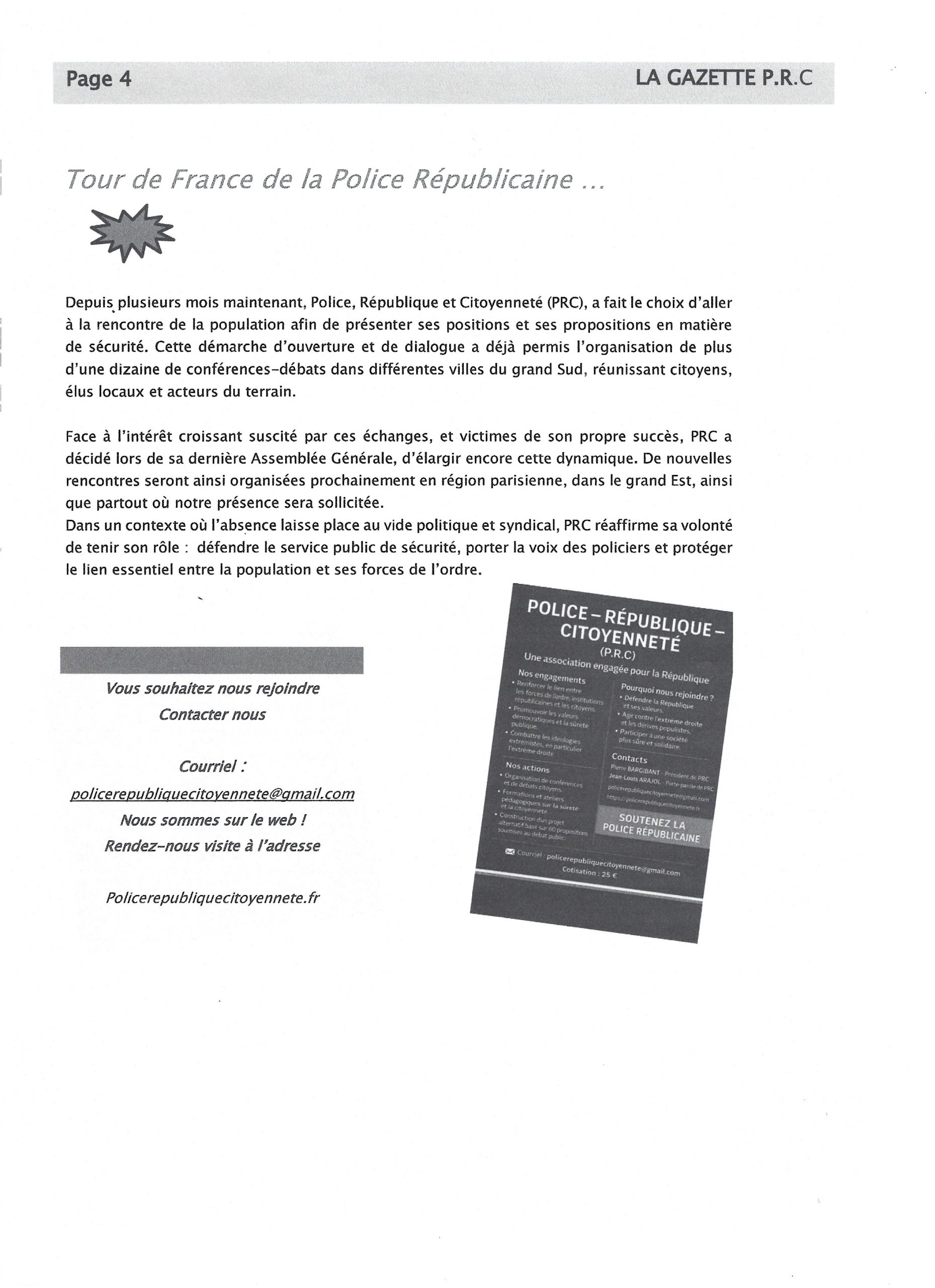 La Gazette PRC , numéro 1